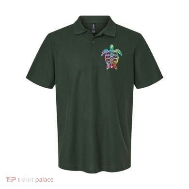 Tribal Colorful Turtle Polo
