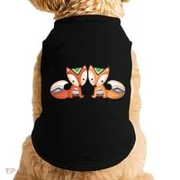 Tribal Foxes Doggie Tank thumb 0