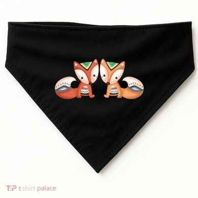 Tribal Foxes USA-Made Doggie Bandana