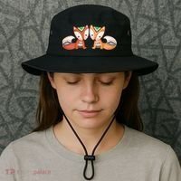 Tribal Foxes Bucket Hat thumb 3