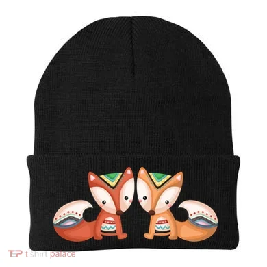 Tribal Foxes Beanie