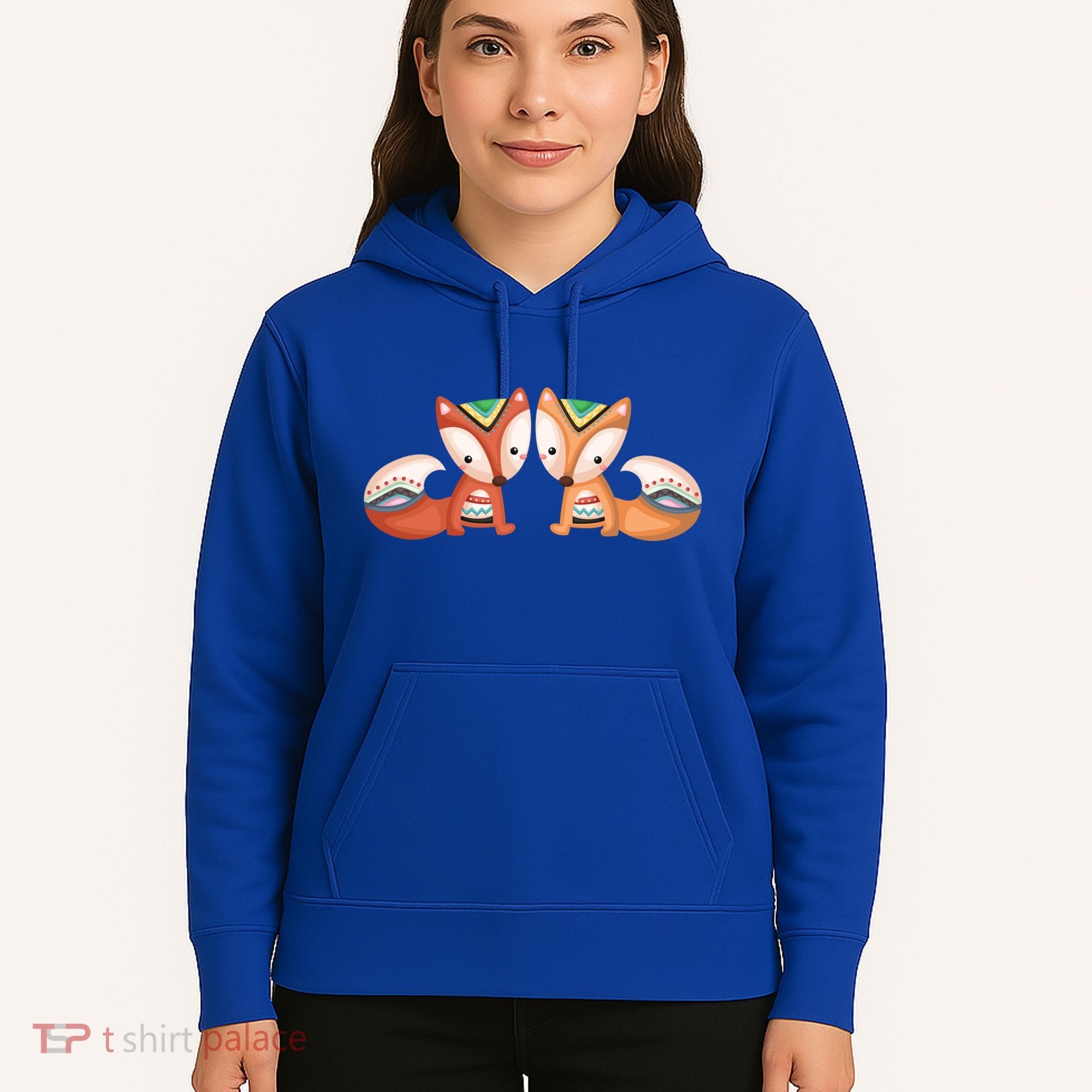 Tribal Foxes Hoodie