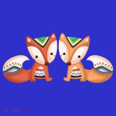 Tribal Foxes Sweatshirt
