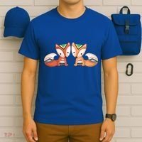 Tribal Foxes T-Shirt thumb 6