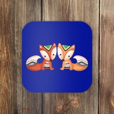 Tribal Foxes Coaster