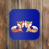 Tribal Foxes Coaster thumb 0