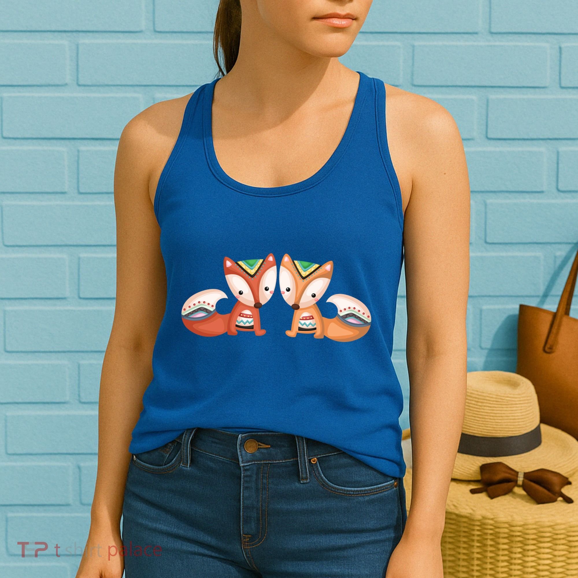 Tribal Foxes Women's Tank Top