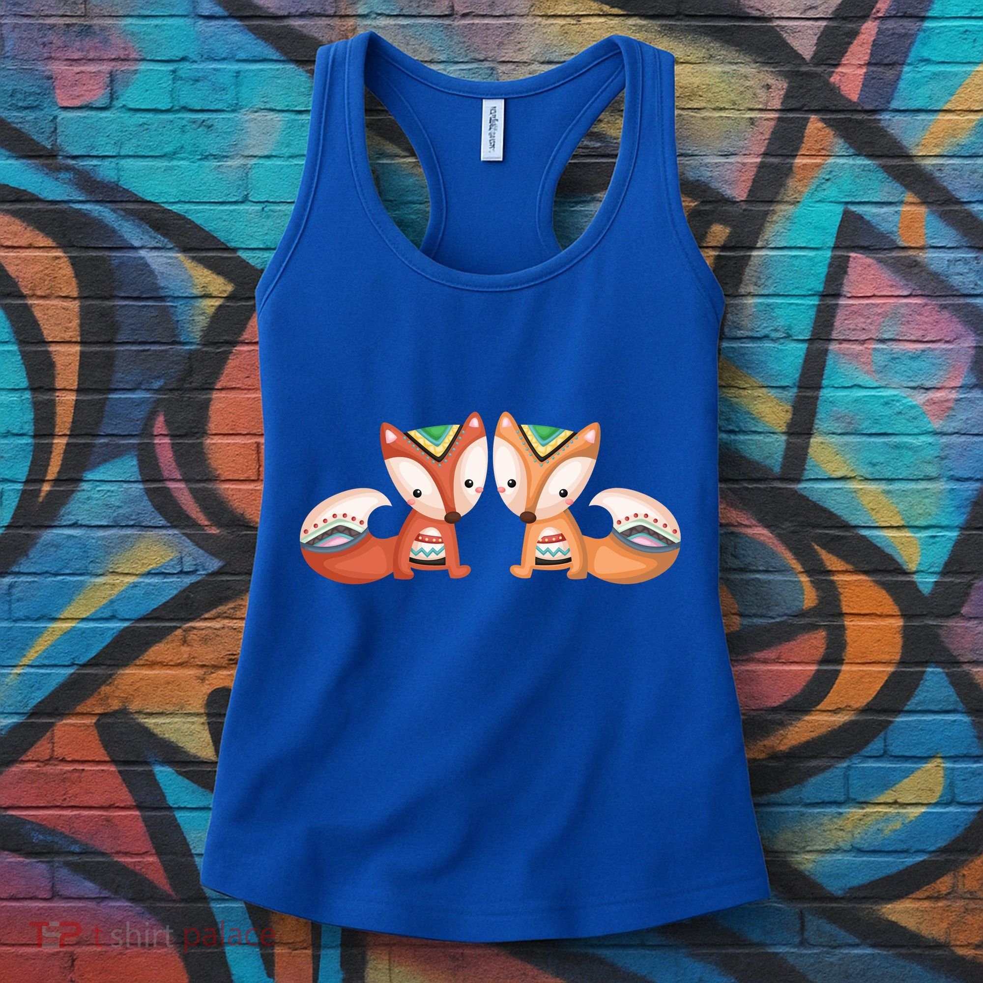 Tribal Foxes Women's Tank Top