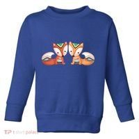 Tribal Foxes Toddler Sweatshirt thumb 0