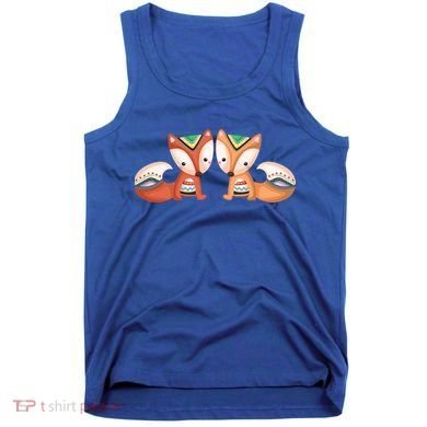 Tribal Foxes Tank Top
