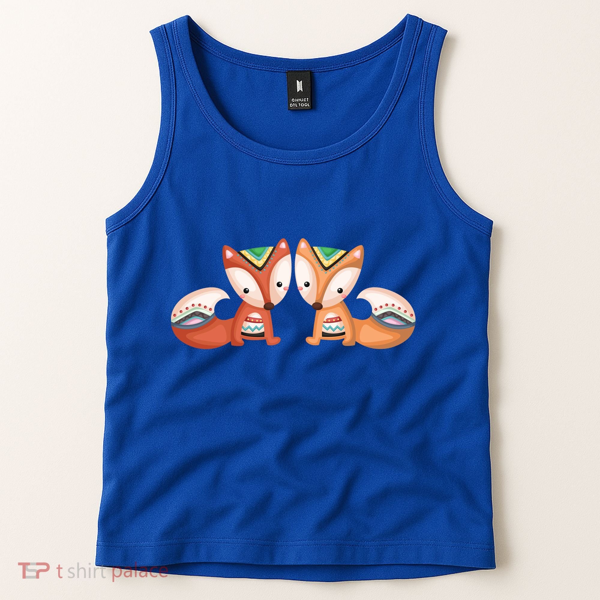 Tribal Foxes Tank Top