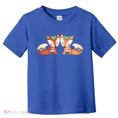 Tribal Foxes Toddler T-Shirt