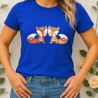 Tribal Foxes Women's T-Shirt thumb 2