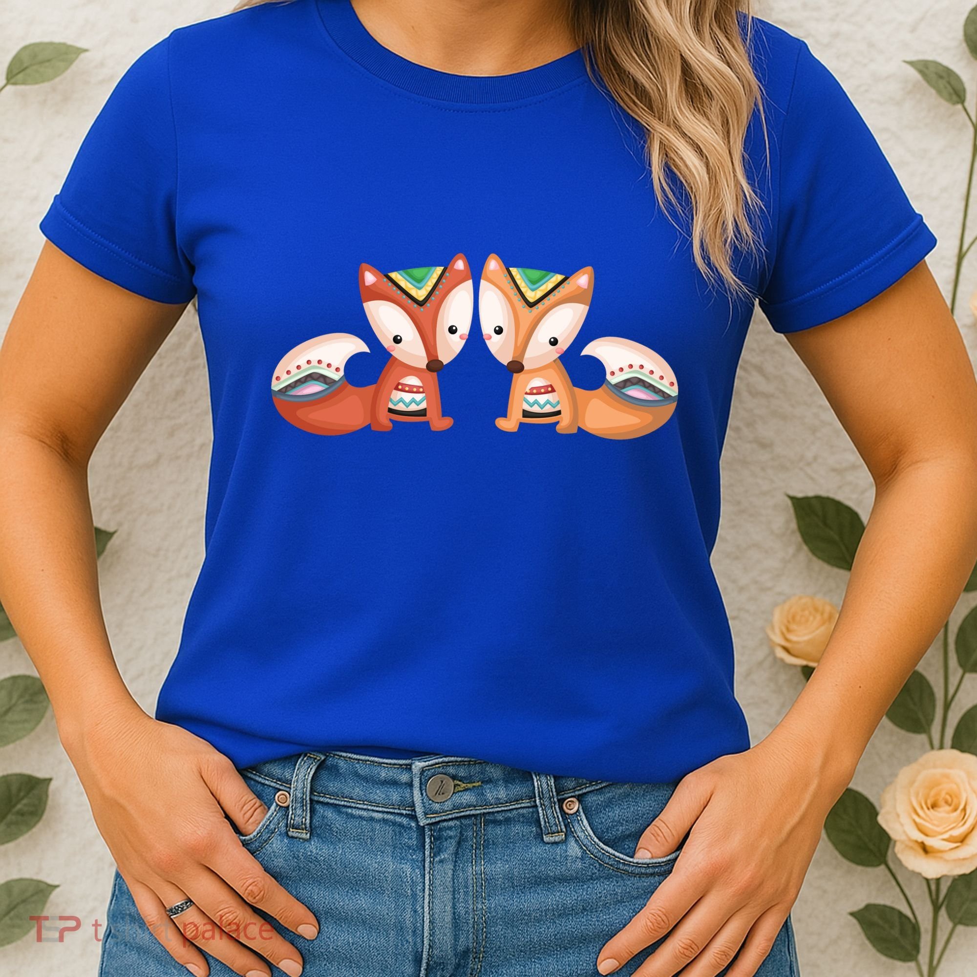 Tribal Foxes Women's T-Shirt