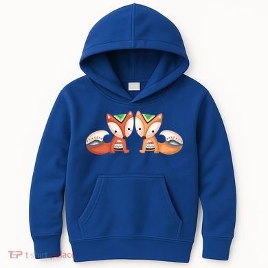 Tribal Foxes Kids Hoodie