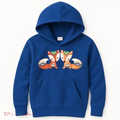Tribal Foxes Kids Hoodie