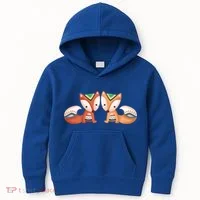 Tribal Foxes Kids Hoodie thumb 0