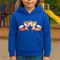 Tribal Foxes Kids Hoodie thumb 3