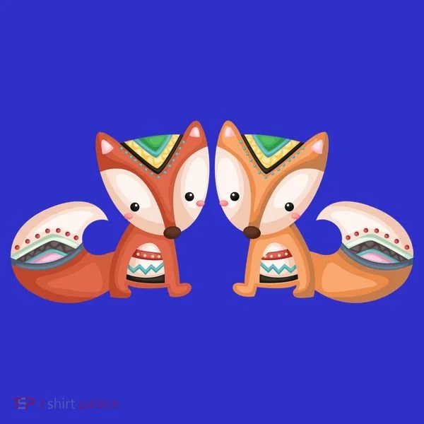 Tribal Foxes Kids Hoodie