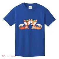 Tribal Foxes Kids T-Shirt thumb 0