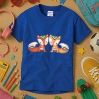Tribal Foxes Kids T-Shirt thumb 3