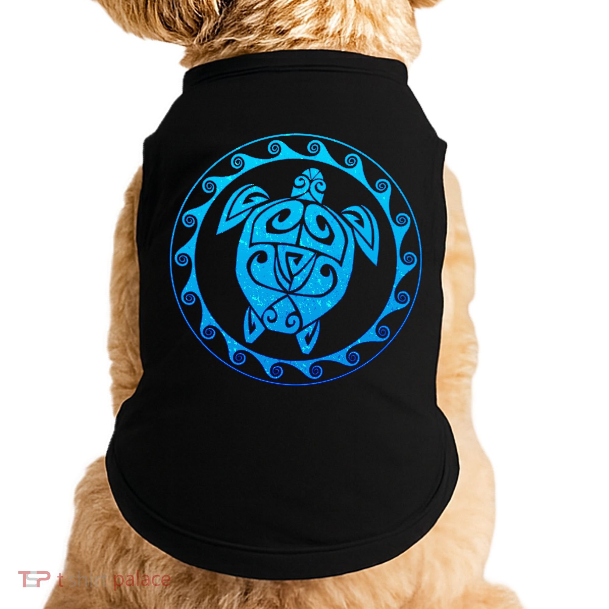 Tribal Sea Turtle Doggie Tank