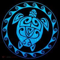 Tribal Sea Turtle Coaster thumb 2
