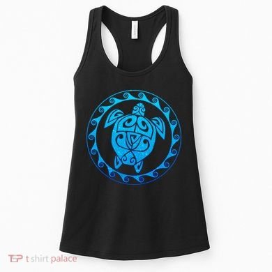 Tribal Sea Turtle Women's Tank Top