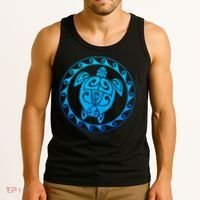 Tribal Sea Turtle Tank Top thumb 3