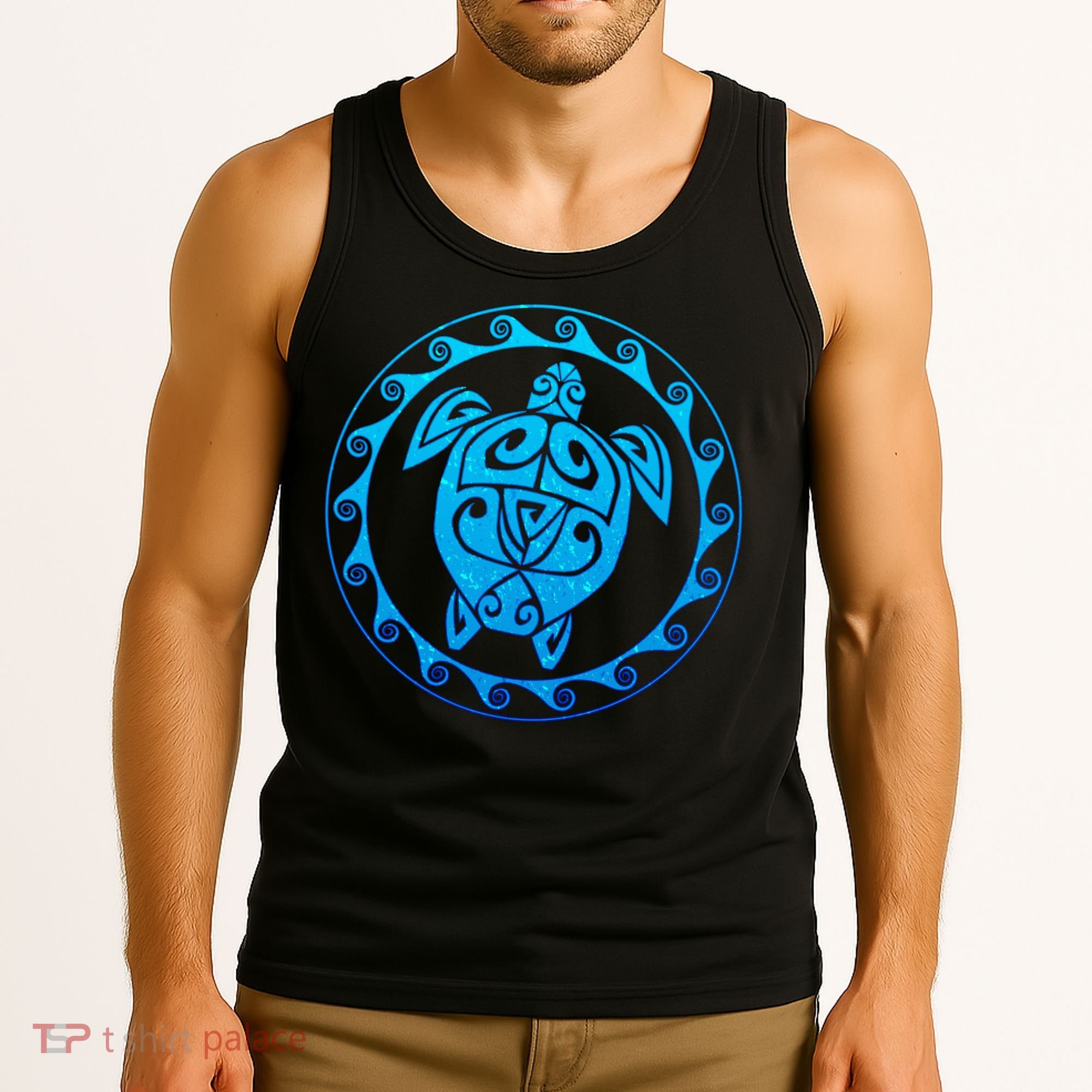 Tribal Sea Turtle Tank Top