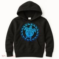 Tribal Sea Turtle Kids Hoodie thumb 0