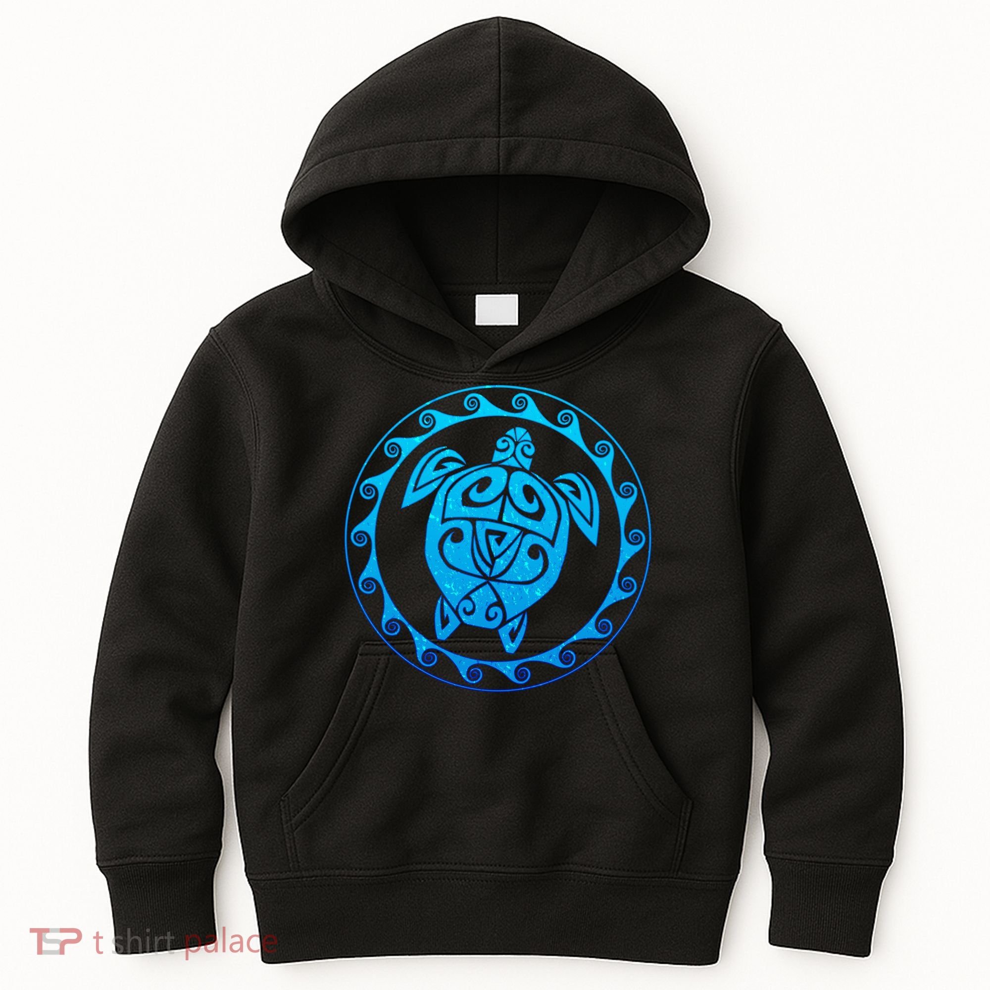 Tribal Sea Turtle Kids Hoodie