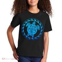 Tribal Sea Turtle Kids T-Shirt thumb 2