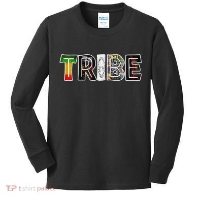 Tribe African Logo Kids Long Sleeve Shirt