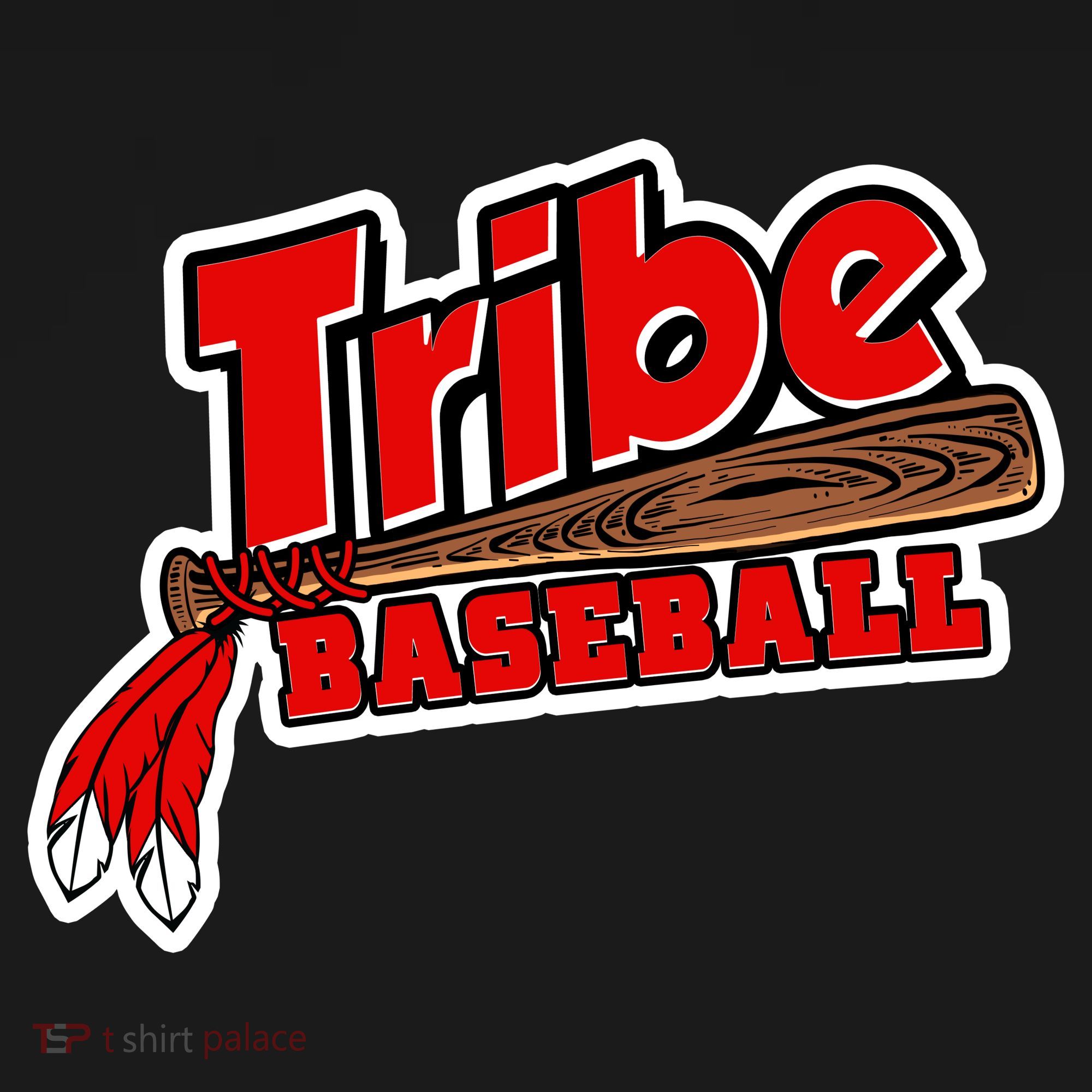 Tribe Baseball Sports Logo Backpack