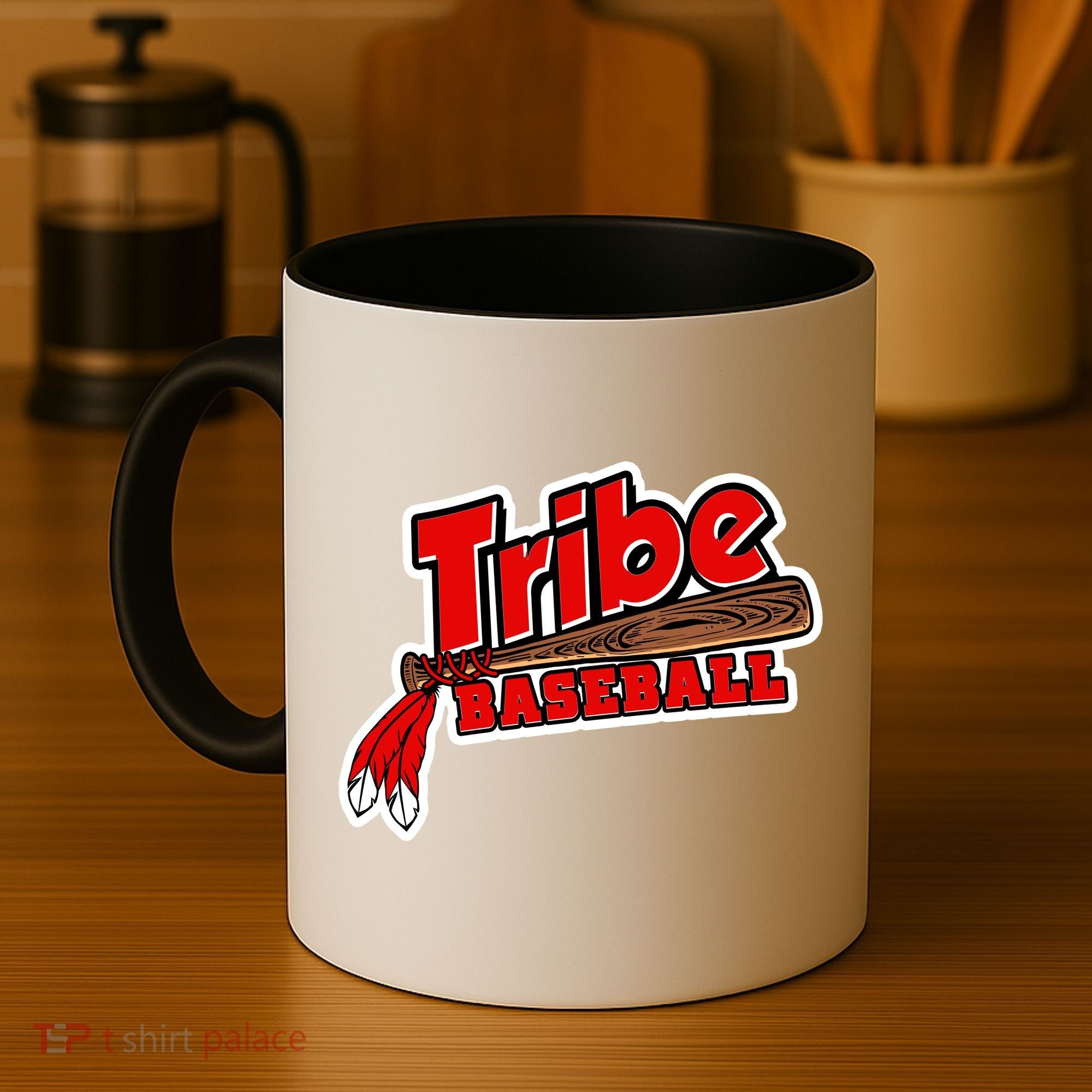 Tribe Baseball Sports Logo Coffee Mug