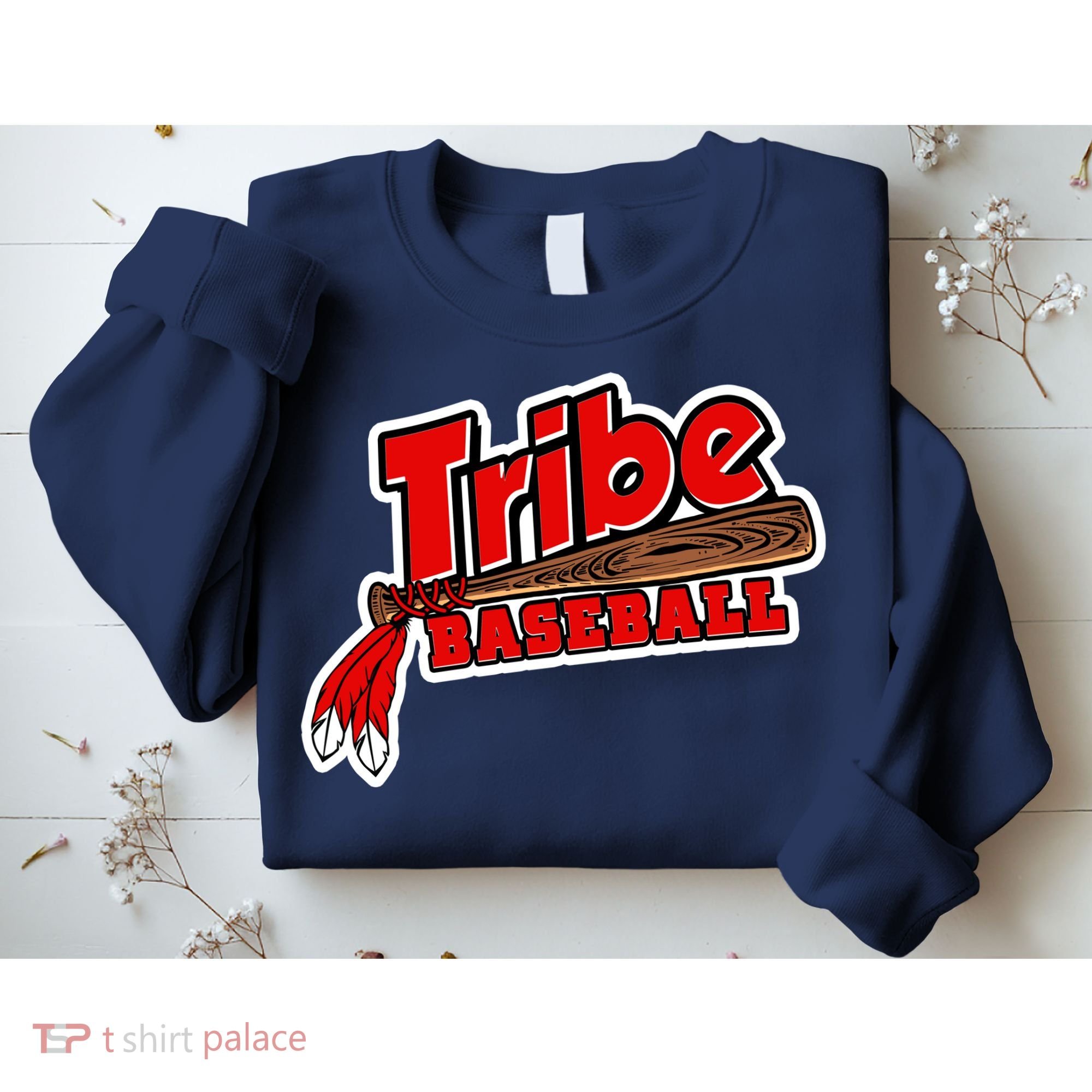 Tribe Baseball Sports Logo Sweatshirt