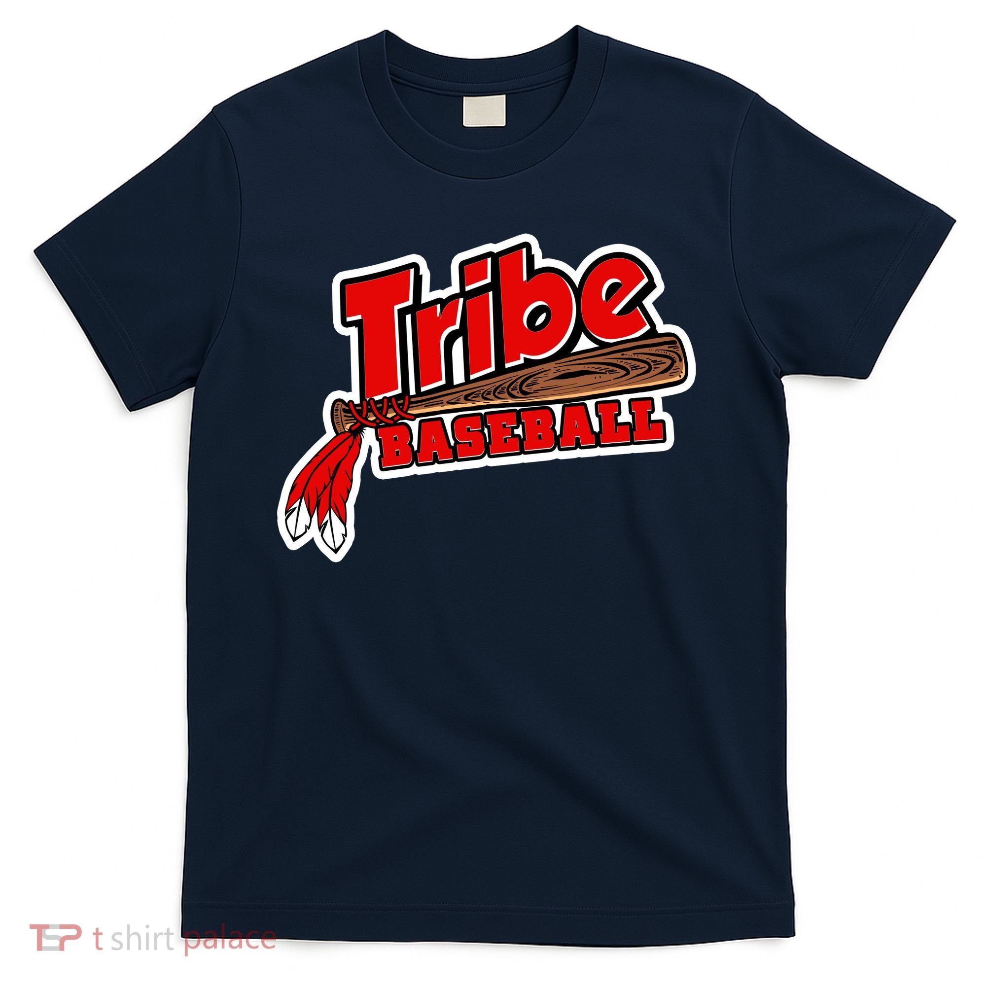 Tribe Baseball Sports Logo T-Shirt