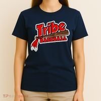 Tribe Baseball Sports Logo T-Shirt thumb 4