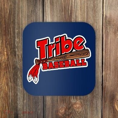 Tribe Baseball Sports Logo Coaster