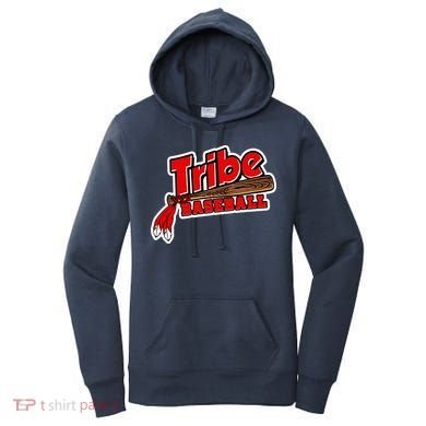 Tribe Baseball Sports Logo Women's Hoodie