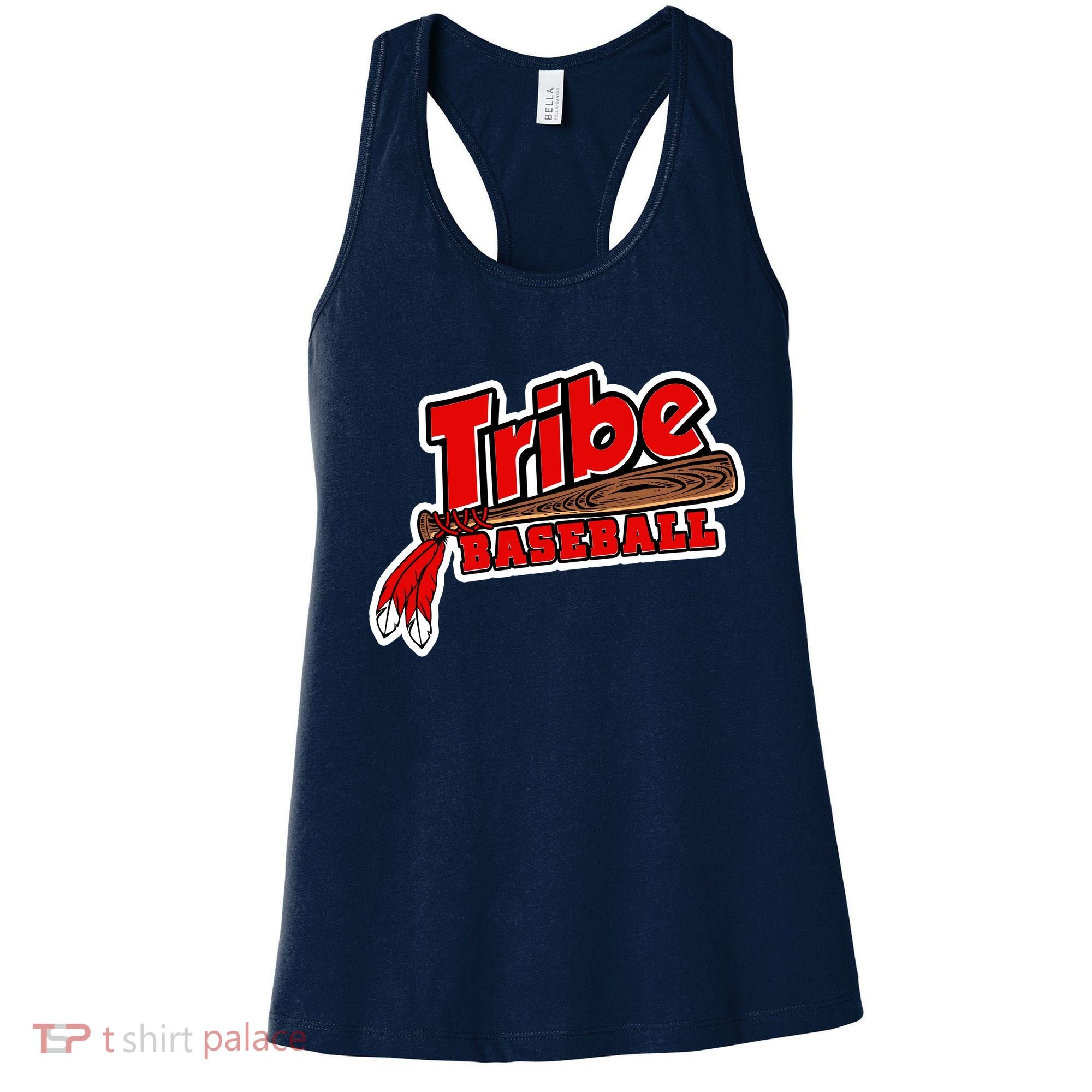 Tribe Baseball Sports Logo Women's Tank Top