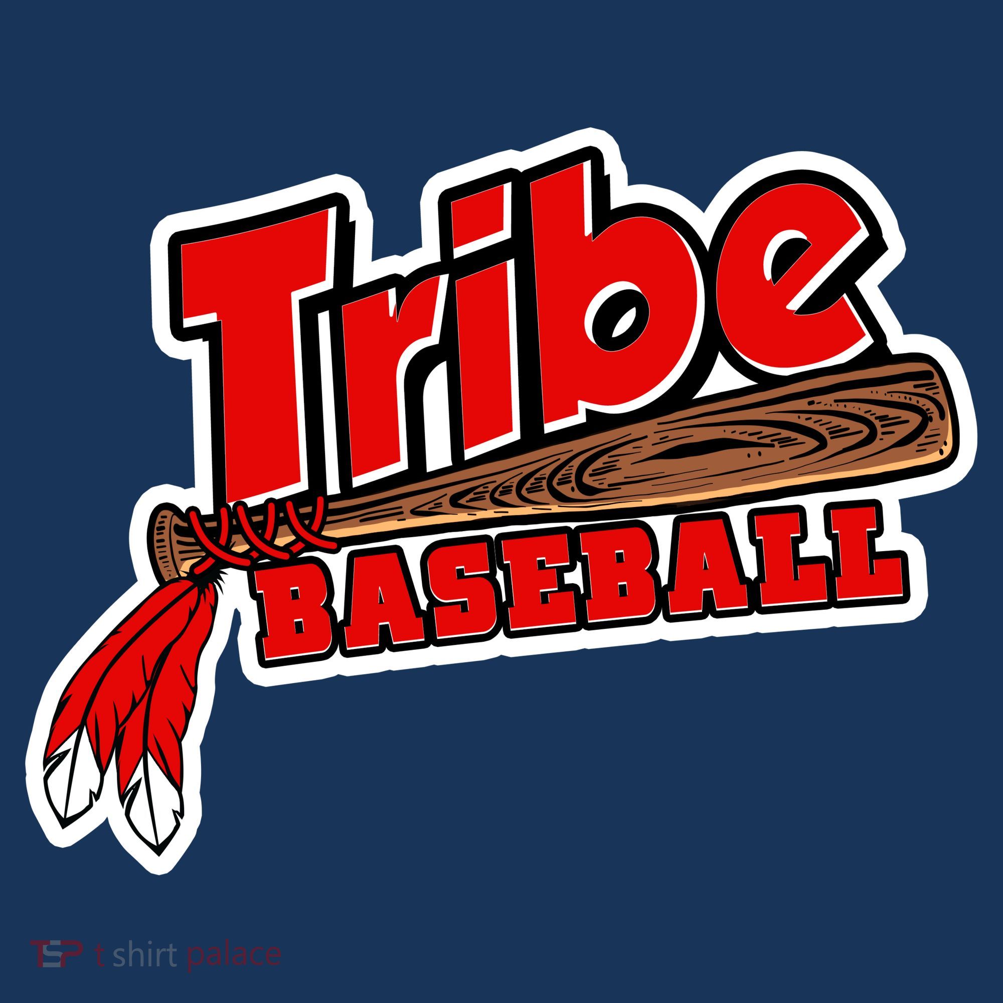 Tribe Baseball Sports Logo Hat