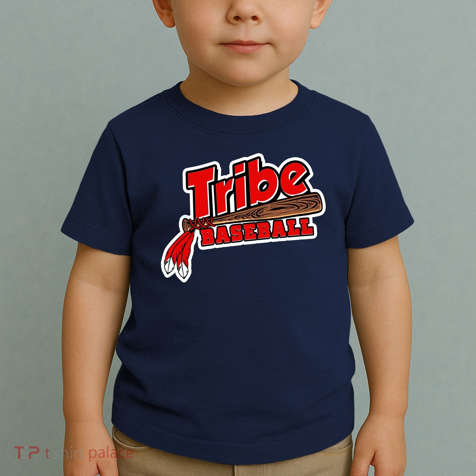 Tribe Baseball Sports Logo Toddler T-Shirt
