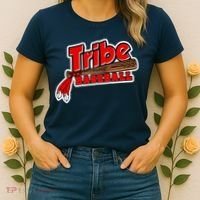 Tribe Baseball Sports Logo Women's T-Shirt thumb 2