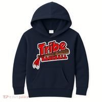 Tribe Baseball Sports Logo Kids Hoodie thumb 0