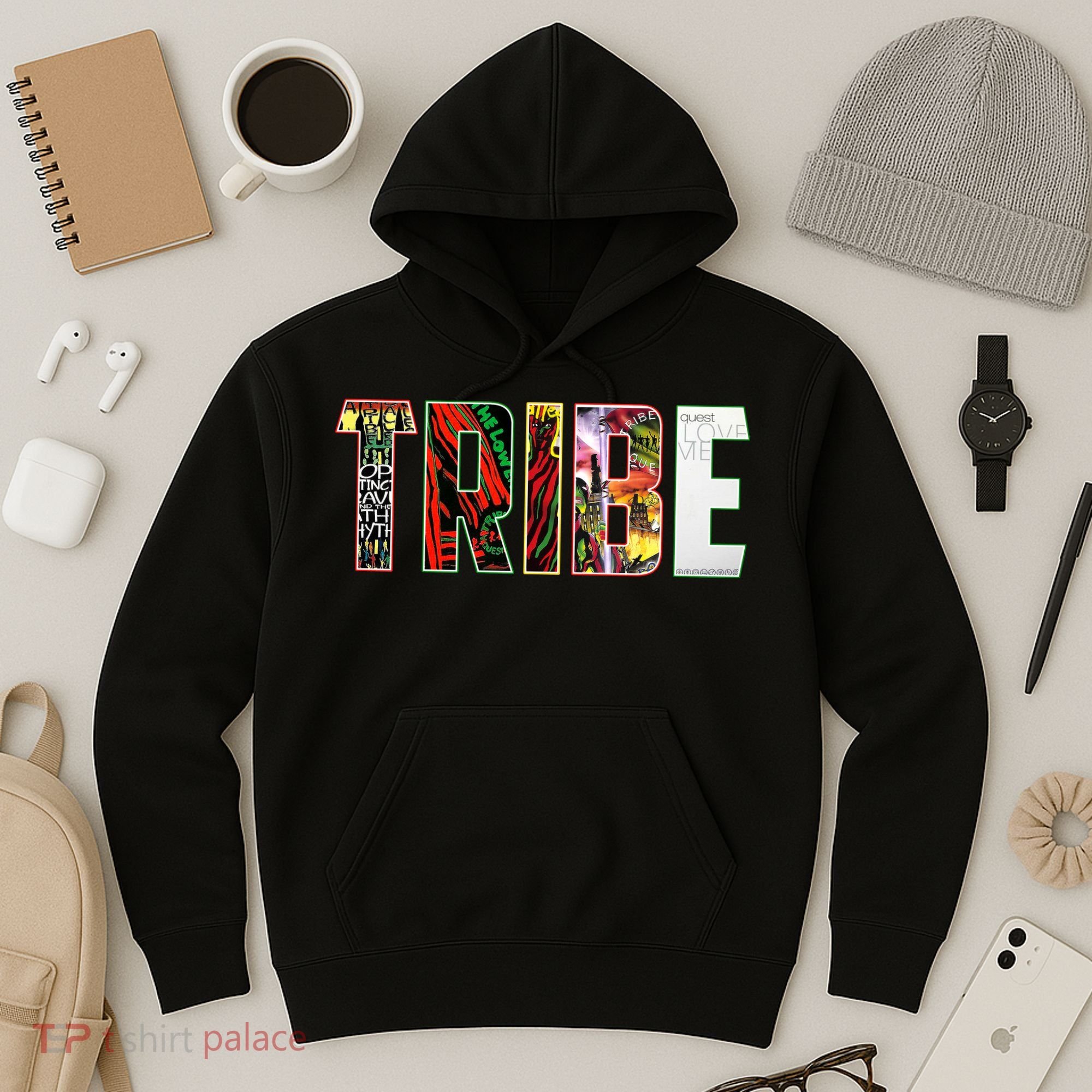 Tribe Music Album Covers  Hoodie