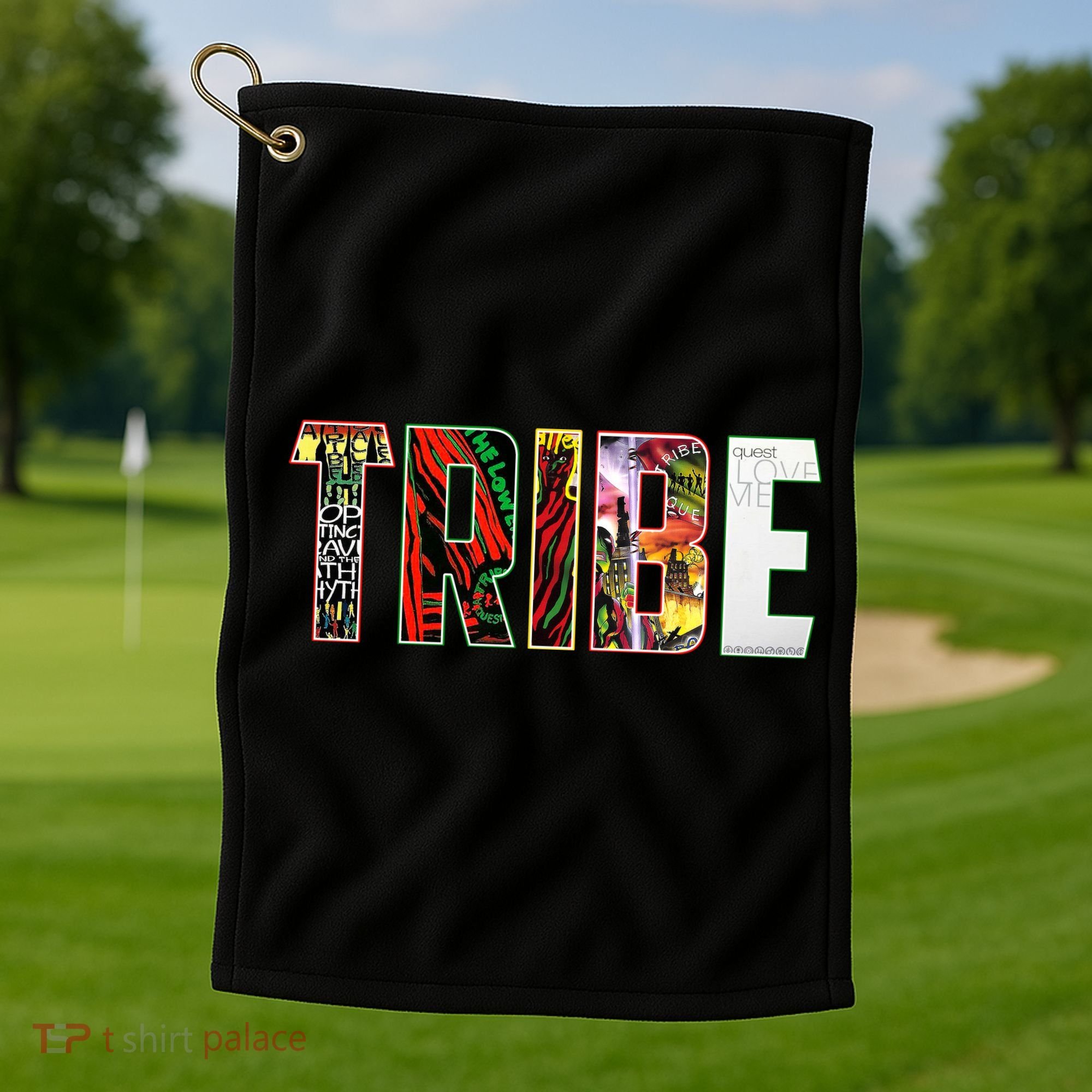 Tribe Music Album Covers  Golf Towel