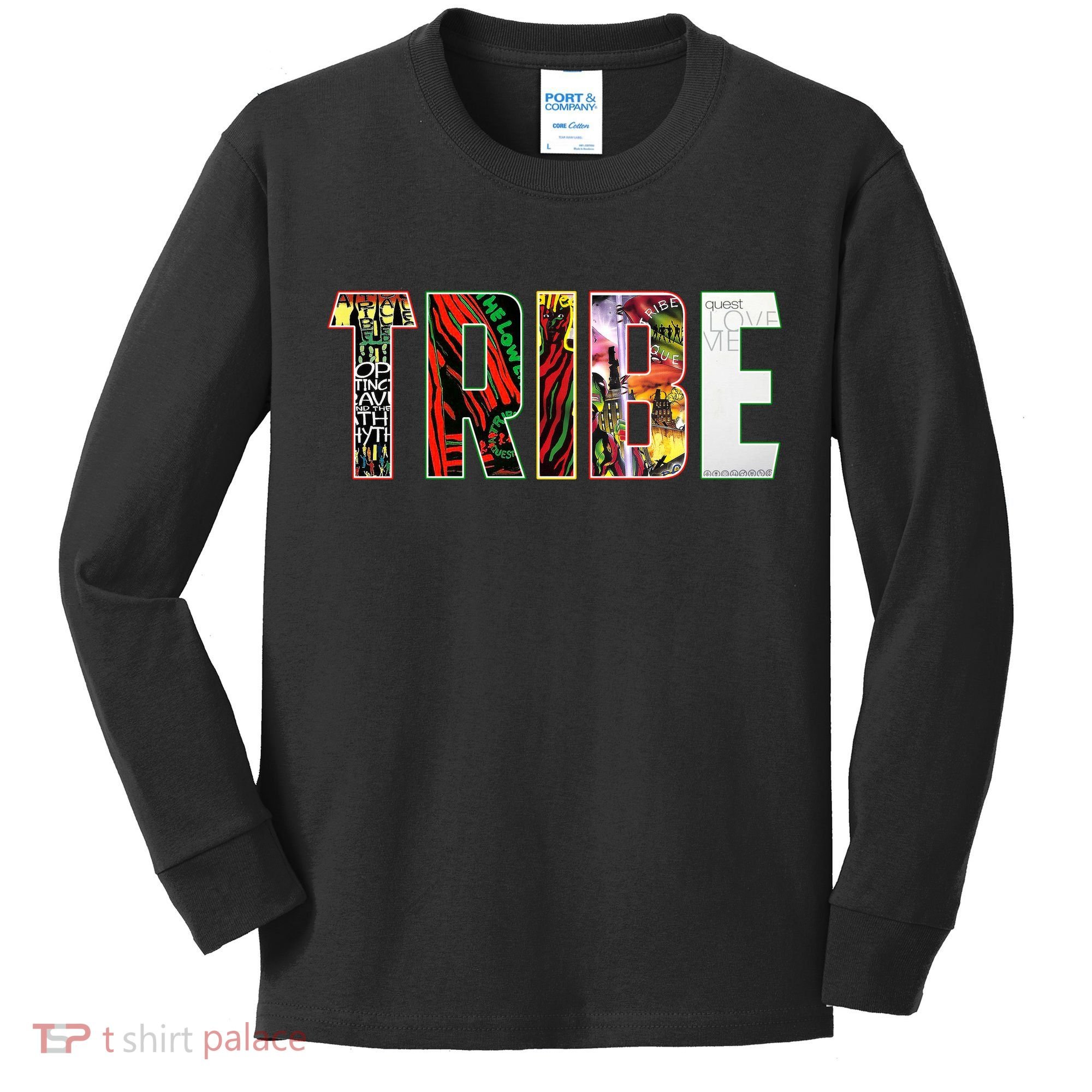 Tribe Music Album Covers  Kids Long Sleeve Shirt