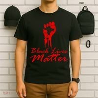 Tribute Black Lives Matter Fist T-Shirt thumb 6